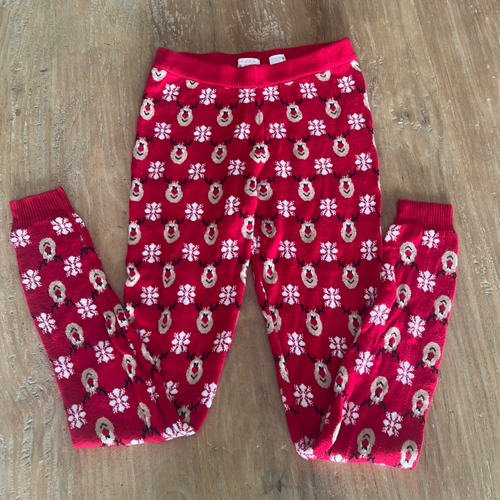 Christmas Sweater Rudolph Leggings‎ XS